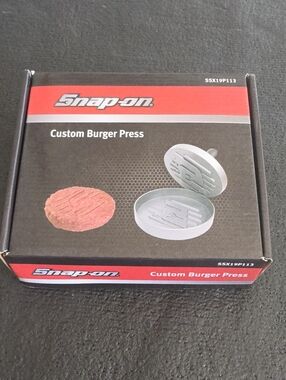 Snap Custom Burger Press - Black and Red Box